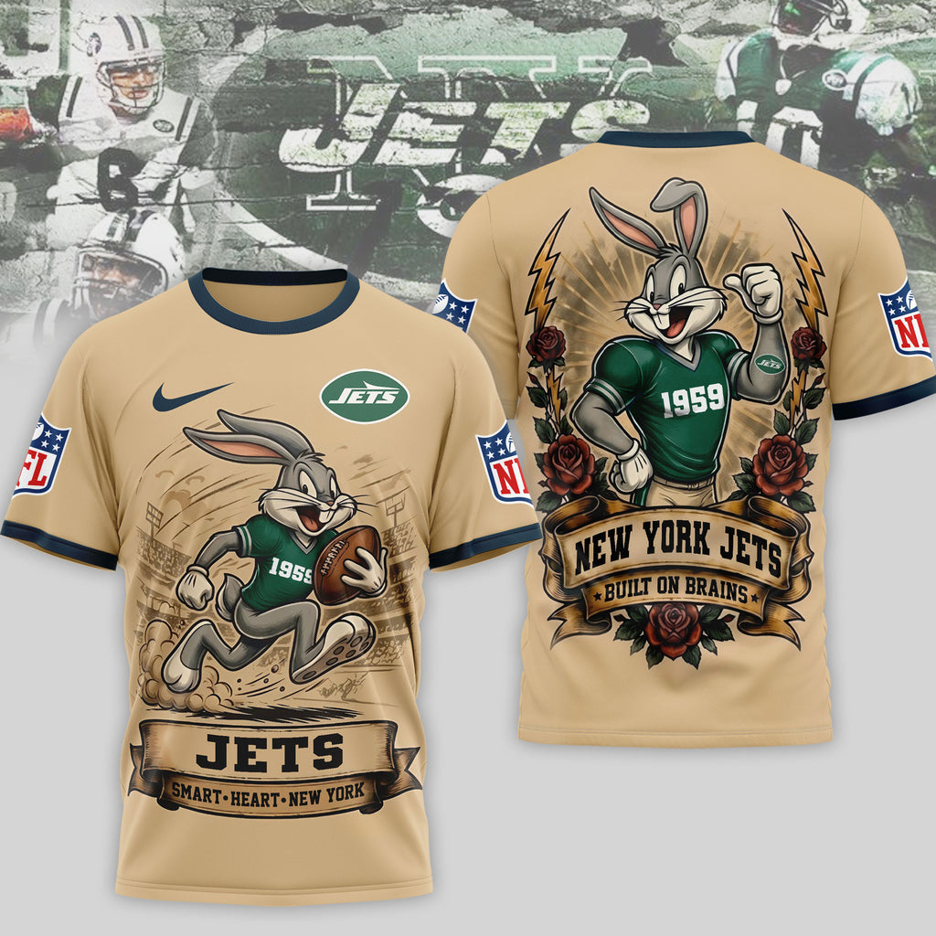 Ny.jets | Premium  Old School Game Day 3d Shirt Nf1