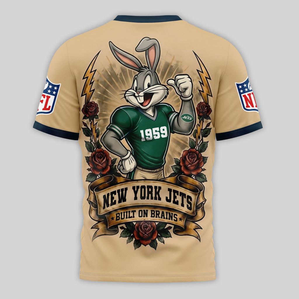 Ny.jets | Premium  Old School Game Day 3d Shirt Nf1
