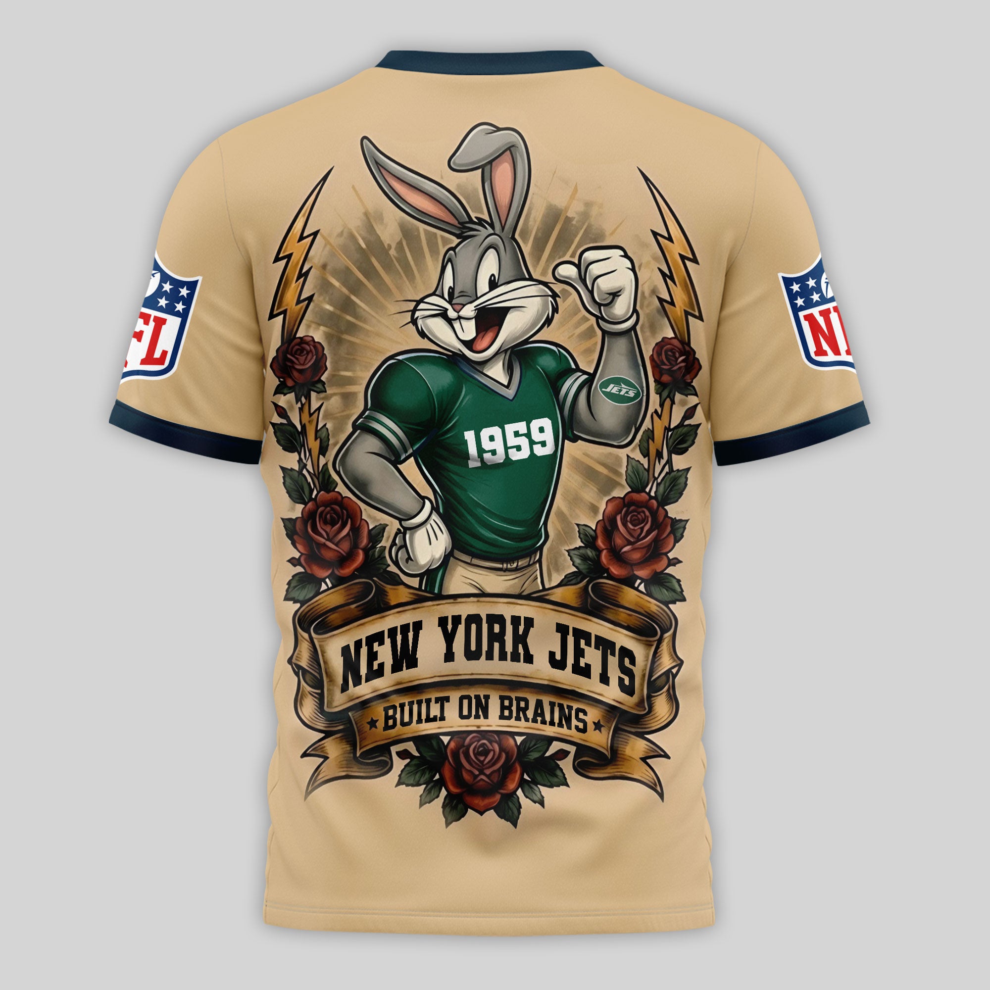 Ny.jets | Premium  Old School Game Day 3d Shirt Nf1