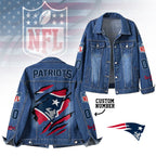 Ne.patriots | Premium Iconic Streetwear Denim Jacket Nf1
