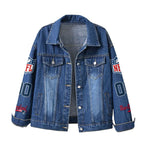 Ne.patriots | Premium Iconic Streetwear Denim Jacket Nf1