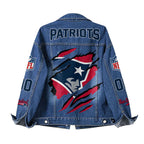 Ne.patriots | Premium Iconic Streetwear Denim Jacket Nf1