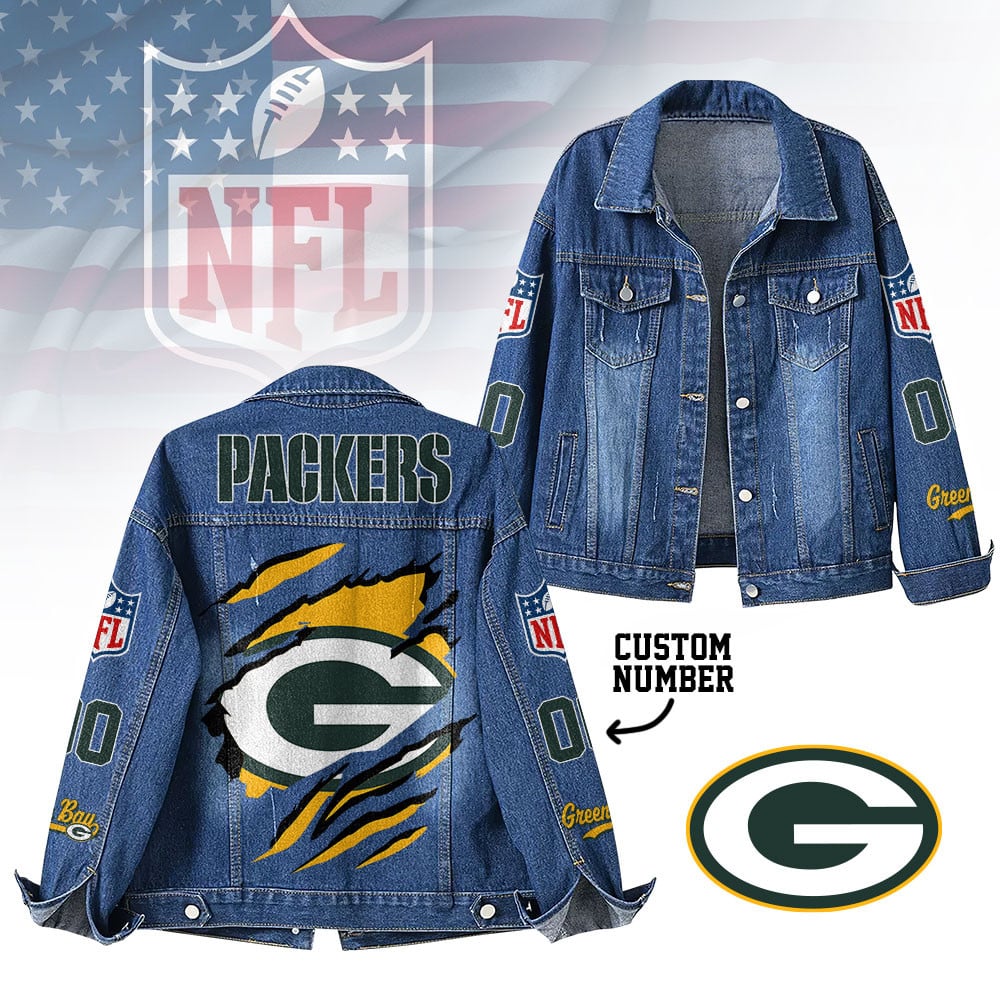 Gb.packers | Premium Iconic Streetwear Denim Jacket Nf1