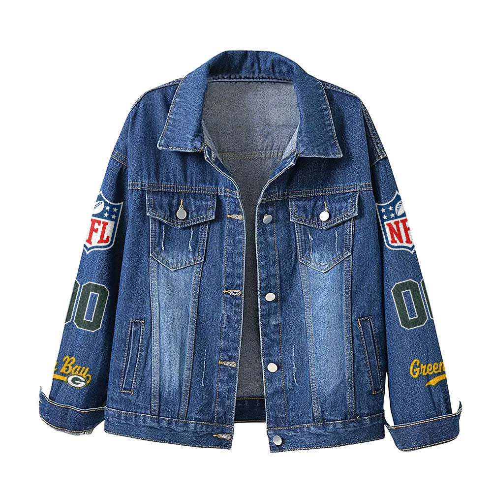Gb.packers | Premium Iconic Streetwear Denim Jacket Nf1