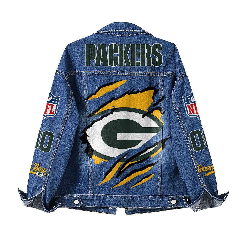 Gb.packers | Premium Iconic Streetwear Denim Jacket Nf1