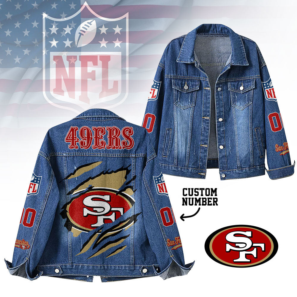 Sf.49ers | Premium Iconic Streetwear Denim Jacket Nf1