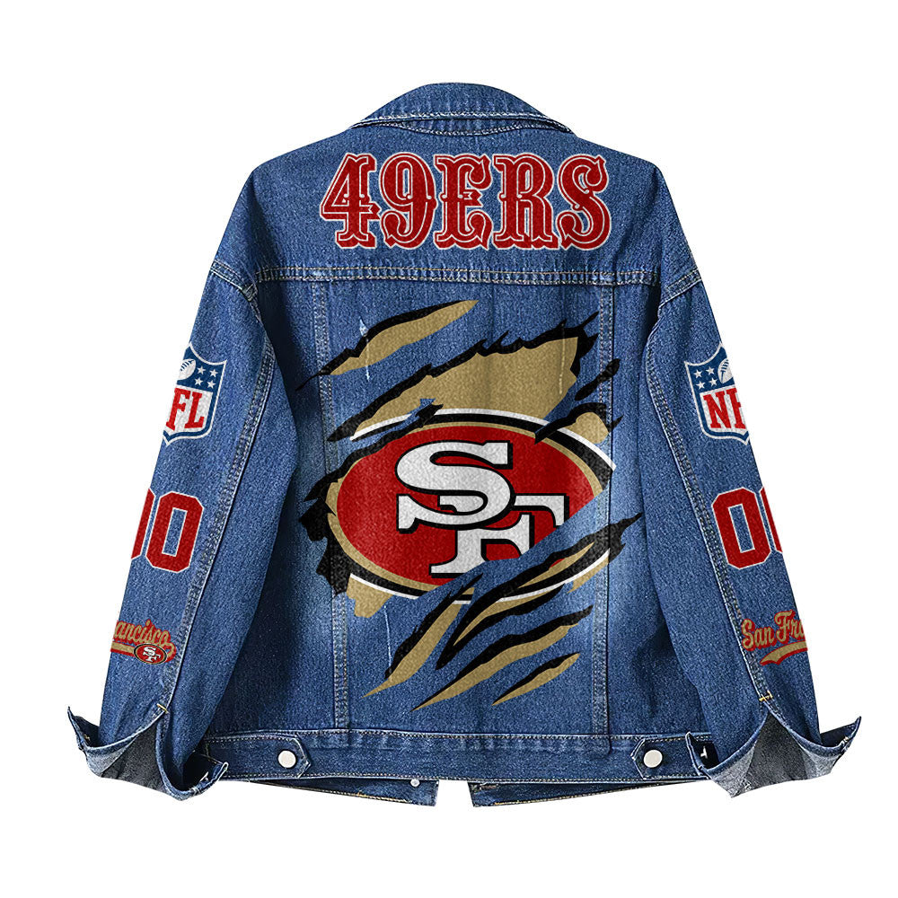 Sf.49ers | Premium Iconic Streetwear Denim Jacket Nf1