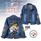 P.steelers | Premium Iconic Streetwear Denim Jacket Nf1