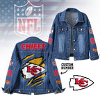 Kc.chiefs | Premium Iconic Streetwear Denim Jacket Nf1