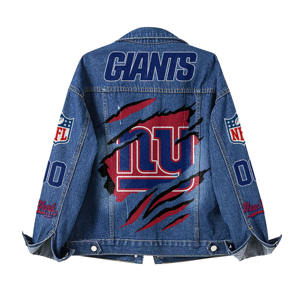 Ny.giants | Premium Iconic Streetwear Denim Jacket Nf1