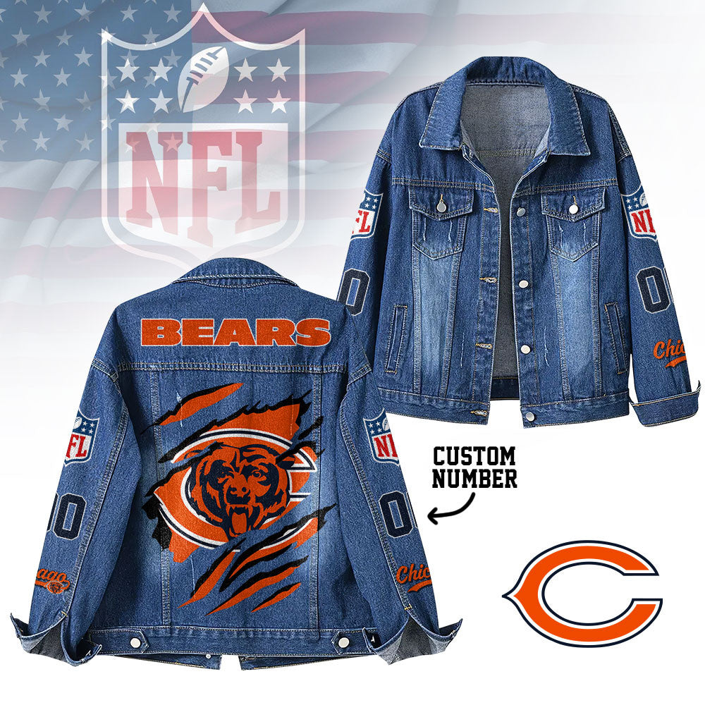 C.bears | Premium Iconic Streetwear Denim Jacket Nf1