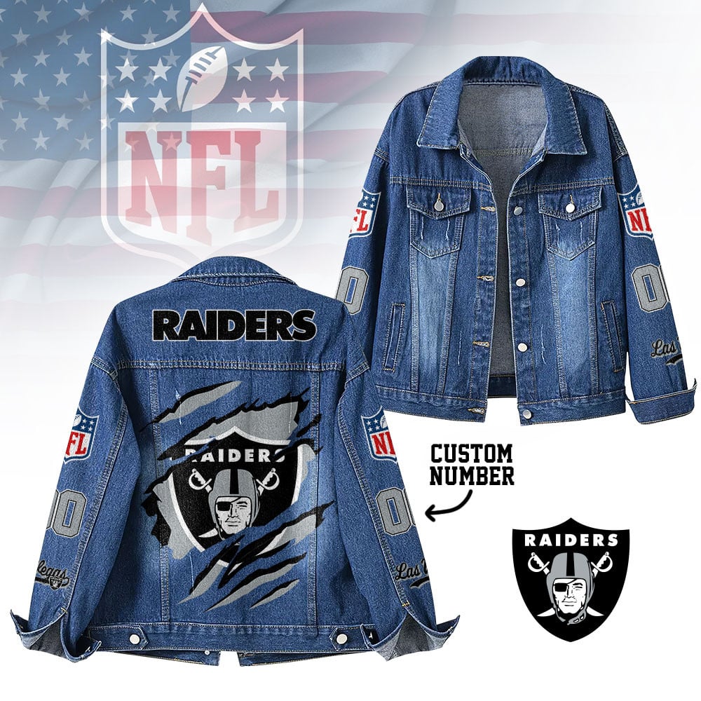 Lv.raiders | Premium Iconic Streetwear Denim Jacket Nf1