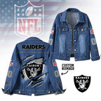 Lv.raiders | Premium Iconic Streetwear Denim Jacket Nf1