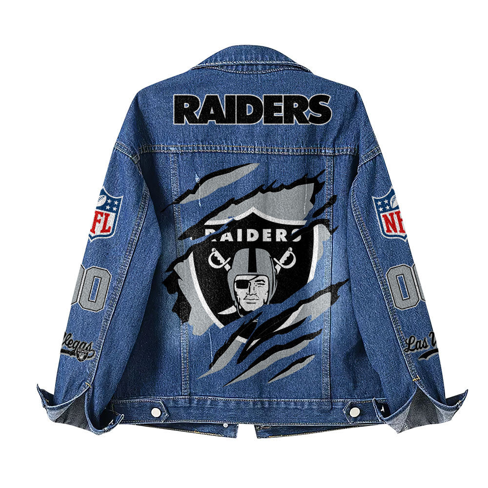 Lv.raiders | Premium Iconic Streetwear Denim Jacket Nf1