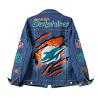 M.dolphins | Premium Iconic Streetwear Denim Jacket Nf1