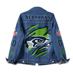 S.seahawks | Premium Iconic Streetwear Denim Jacket Nf1
