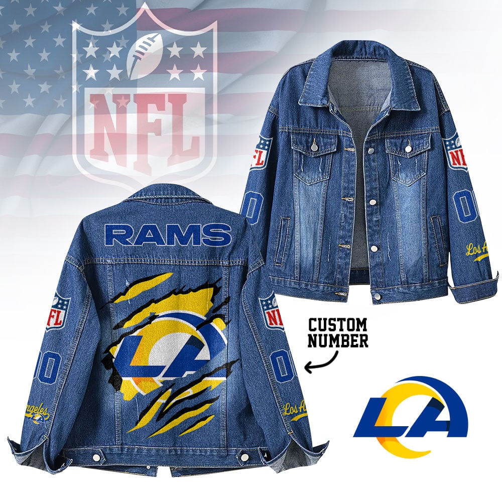 La.rams | Premium Iconic Streetwear Denim Jacket Nf1