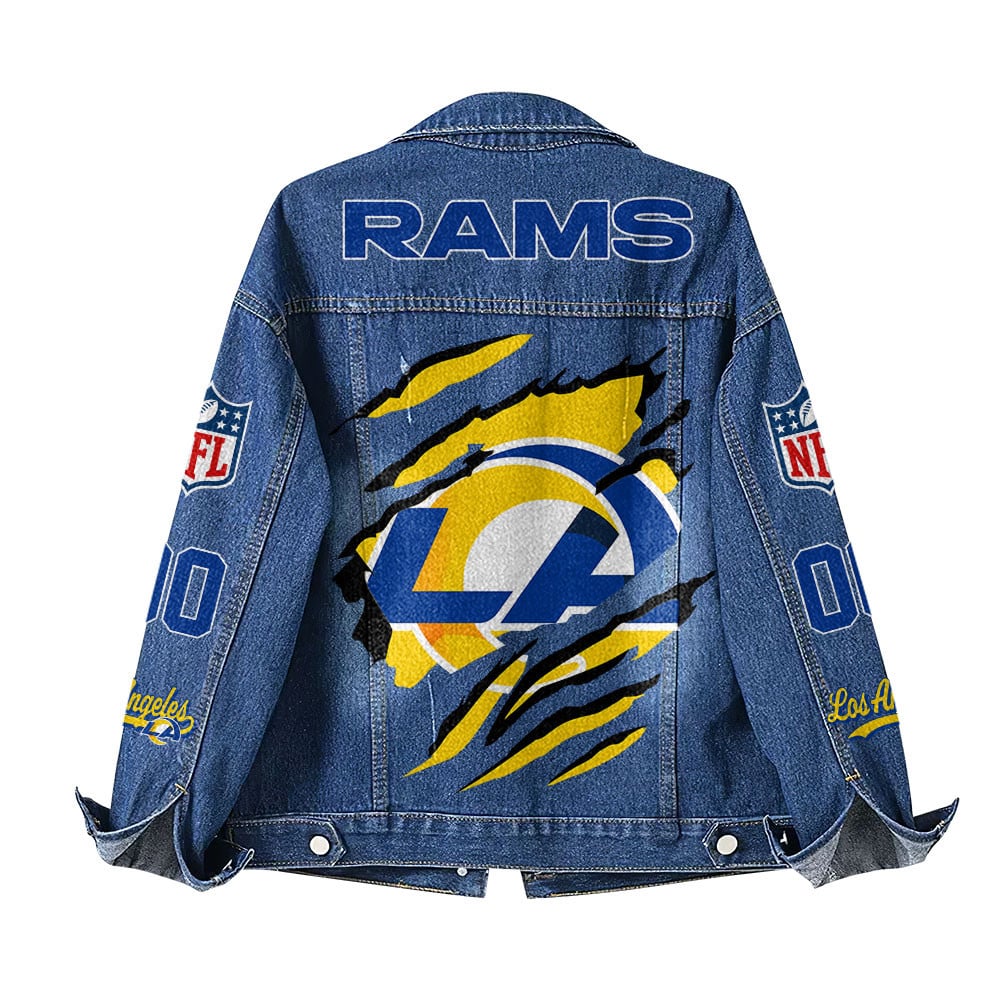 La.rams | Premium Iconic Streetwear Denim Jacket Nf1