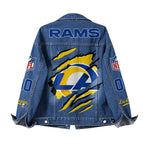 La.rams | Premium Iconic Streetwear Denim Jacket Nf1