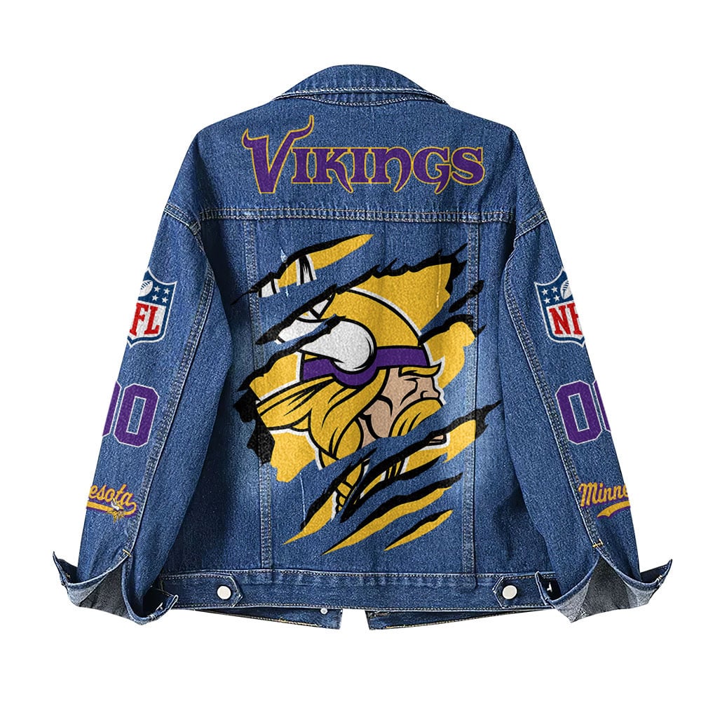 M.vikings | Premium Iconic Streetwear Denim Jacket Nf1