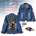 B.ravens | Premium Iconic Streetwear Denim Jacket Nf1