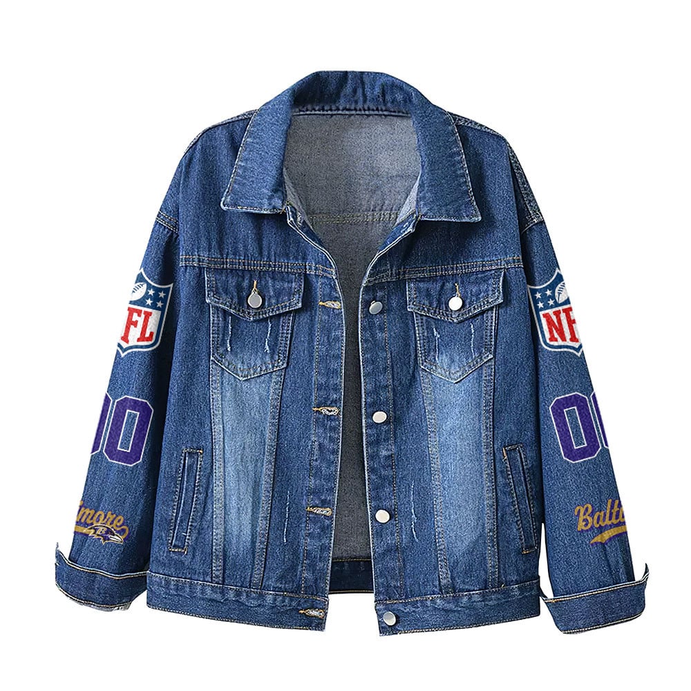 B.ravens | Premium Iconic Streetwear Denim Jacket Nf1