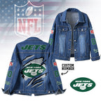 Ny.jets | Premium Iconic Streetwear Denim Jacket Nf1