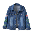 Ny.jets | Premium Iconic Streetwear Denim Jacket Nf1