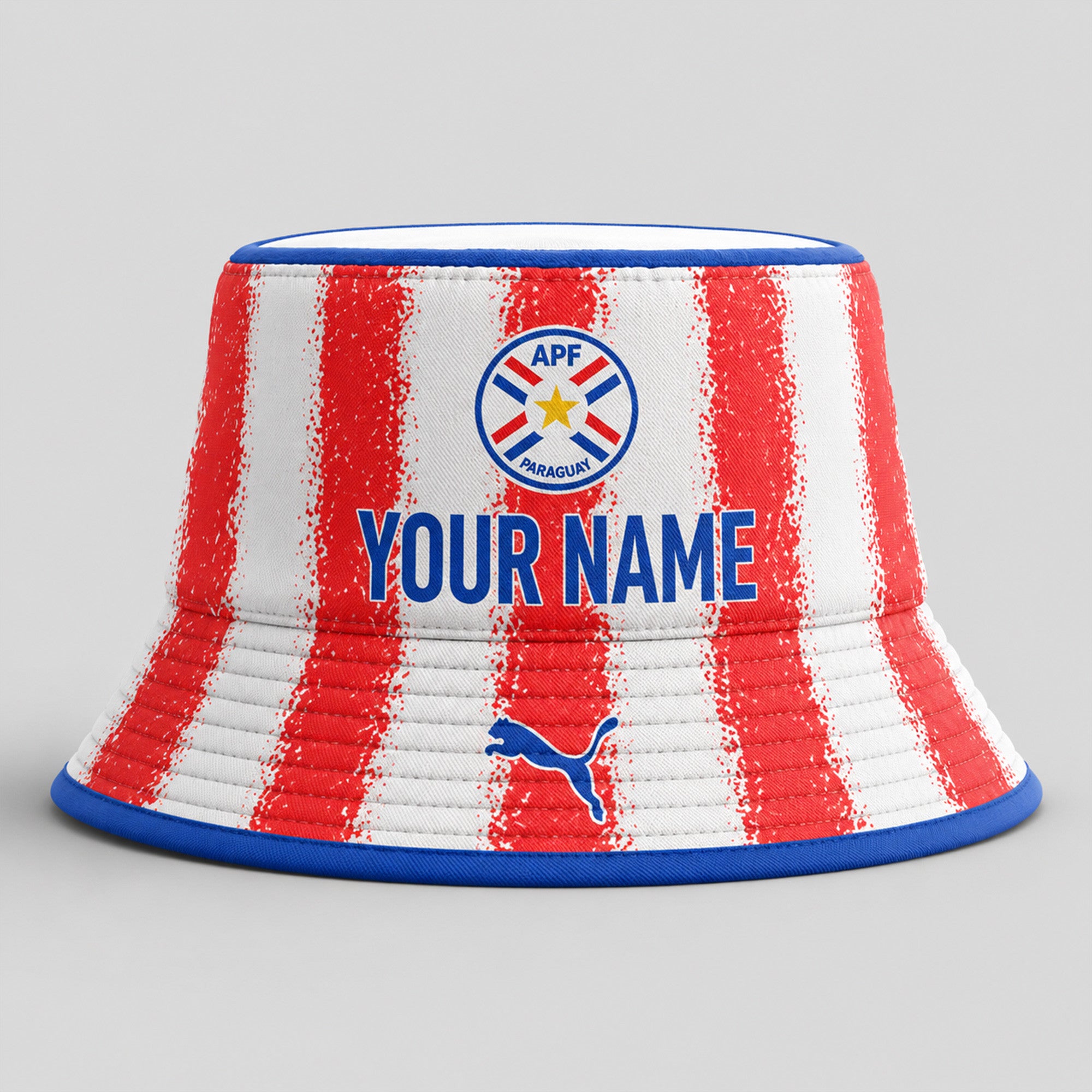 Paraguay Home Wc26 Bucket Hat Pvt019