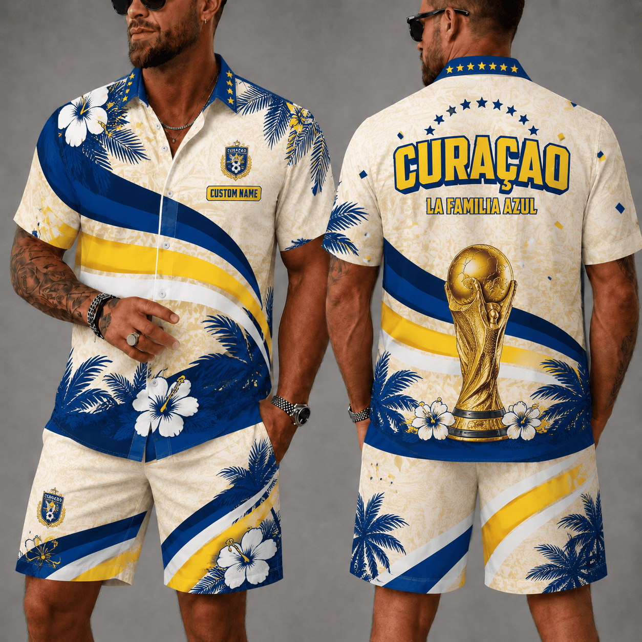 Curaçao Wc 26 Hawaii Shorts Set