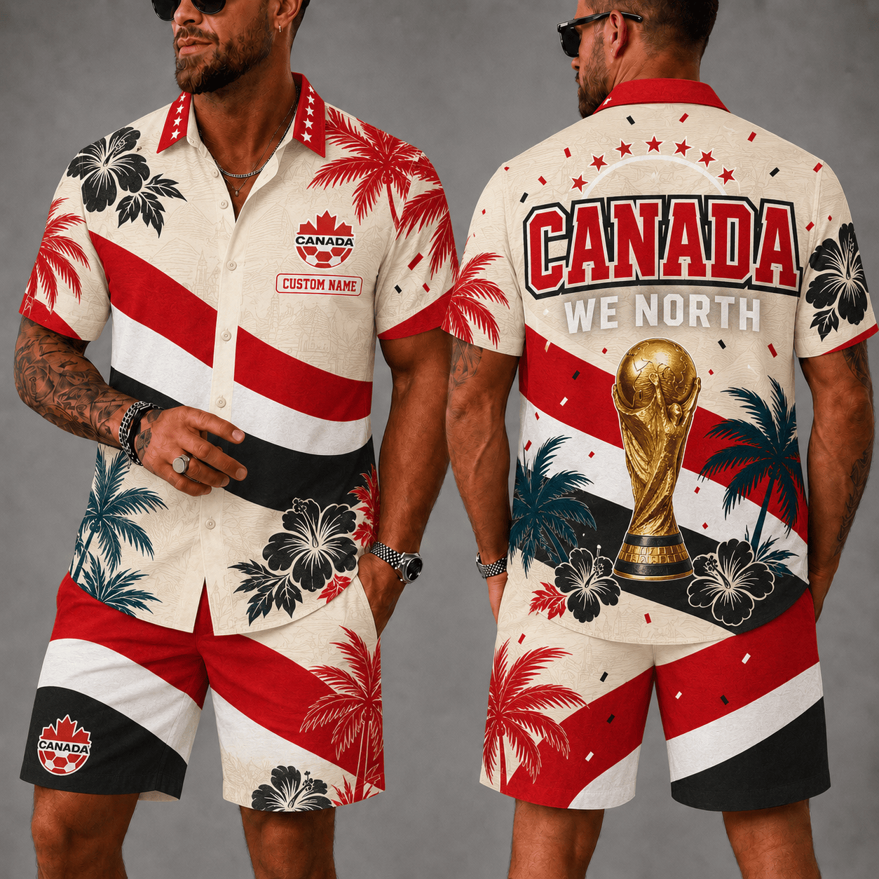 Canada Wc 26 Hawaii Shorts Set