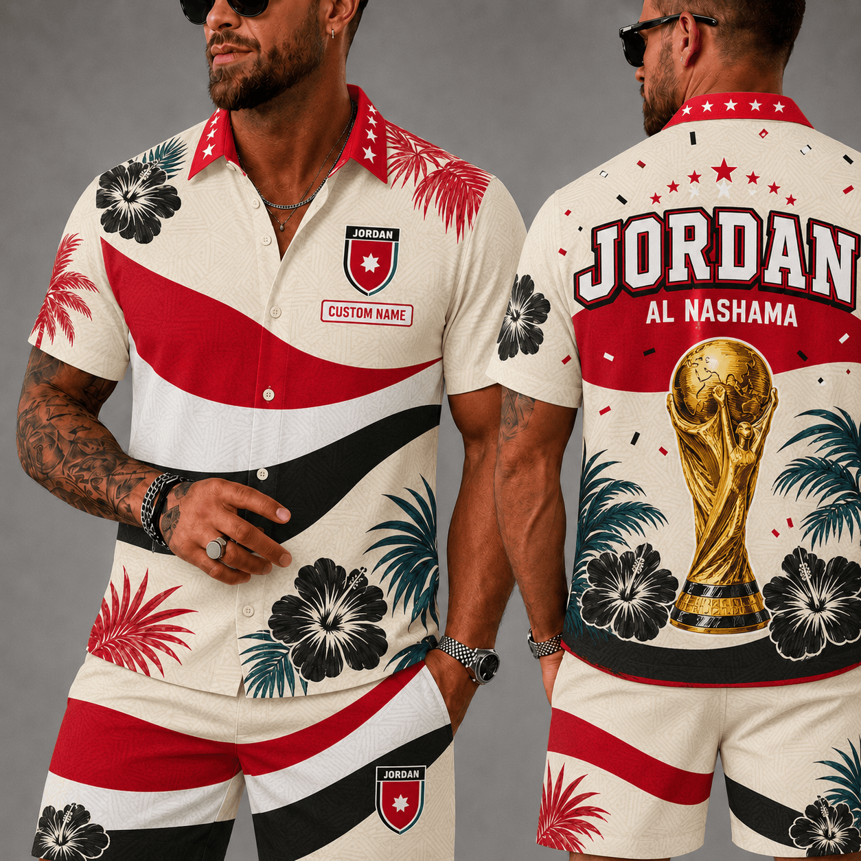 Jordan Wc 26 Hawaii Shorts Set