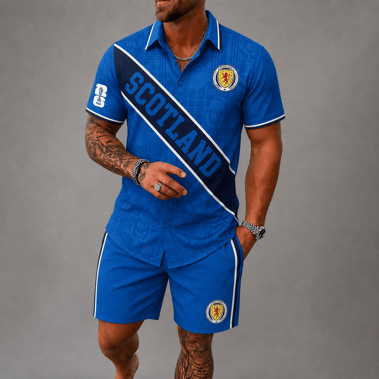 Scotland WC26 Hawaii Short Set Pvt023