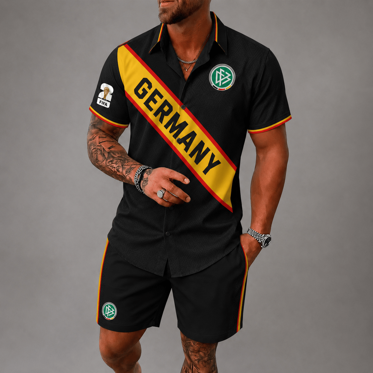 Germany WC26 Hawaii Short Set Pvt023