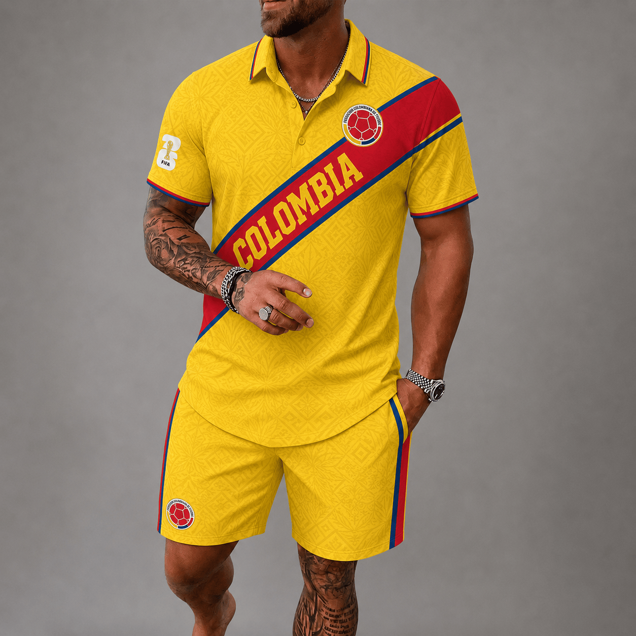 Colombia WC26 Hawaii Short Set Pvt023