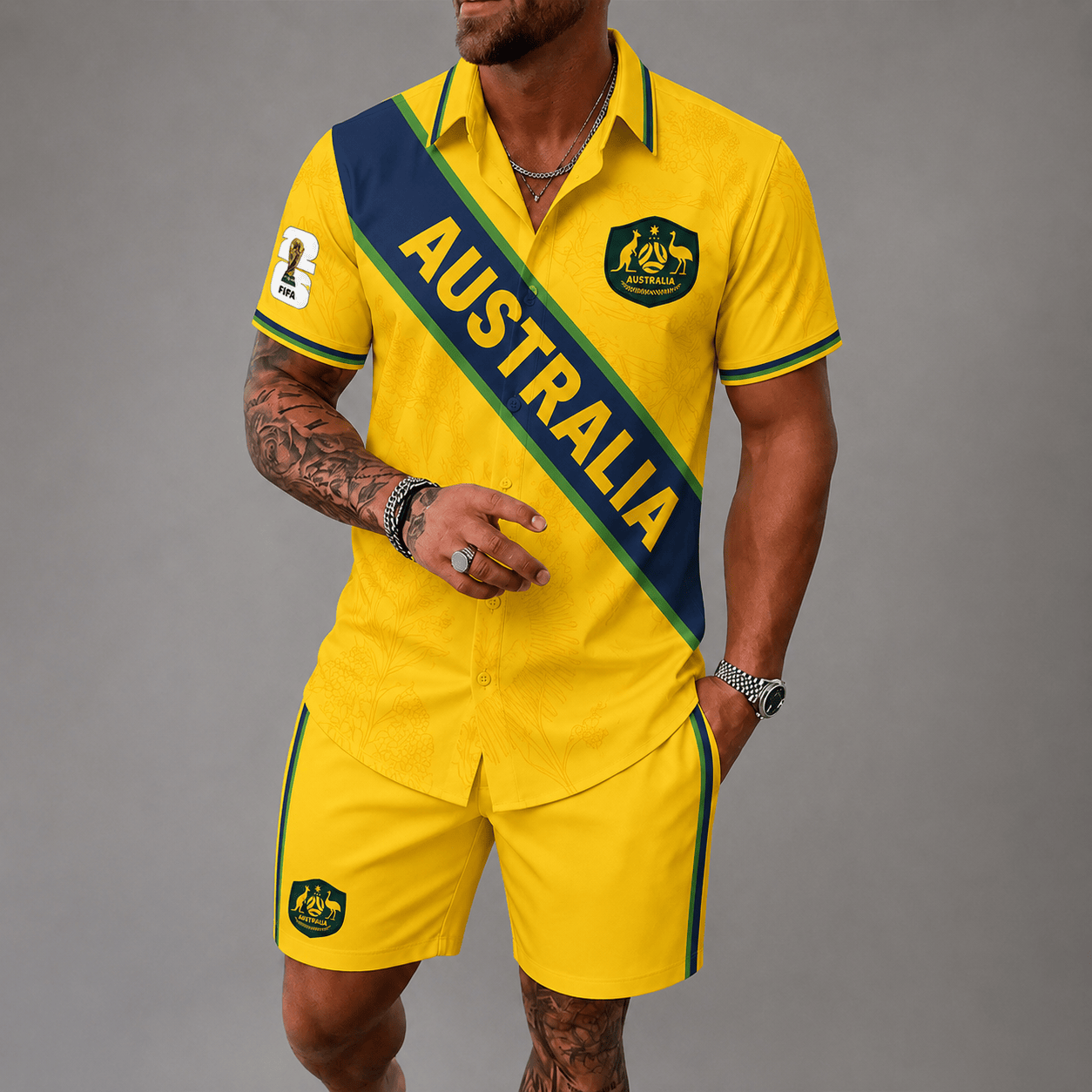 Australia WC26 Hawaii Short Set Pvt023