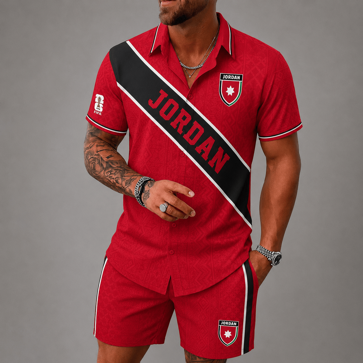 Jordan WC26 Hawaii Short Set Pvt023
