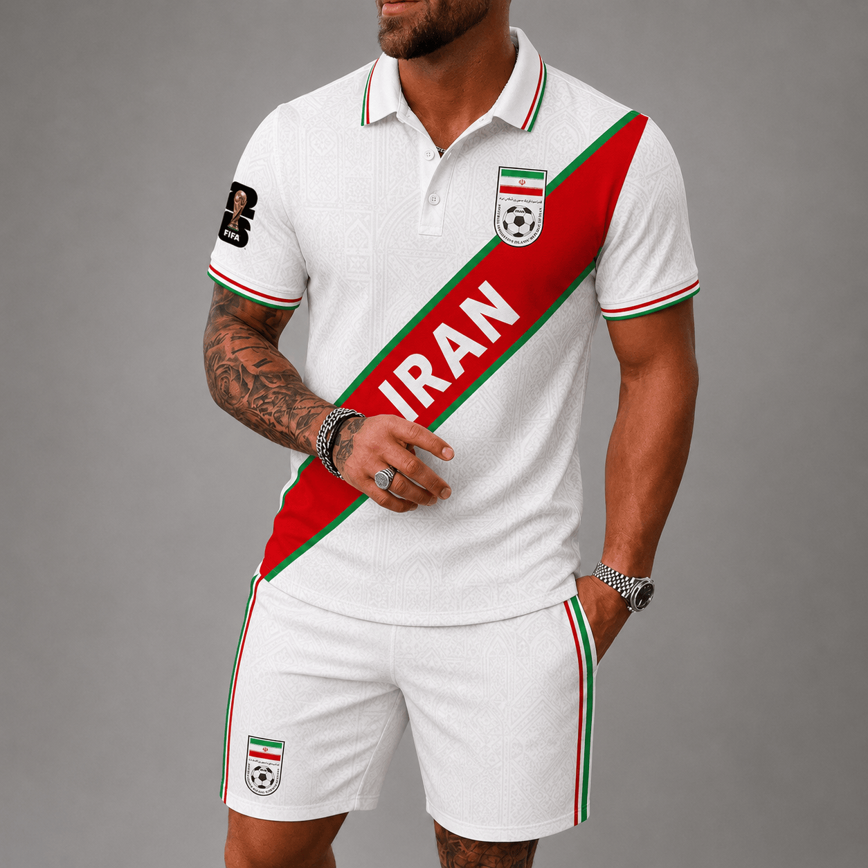 Iran WC26 Hawaii Short Set Pvt023