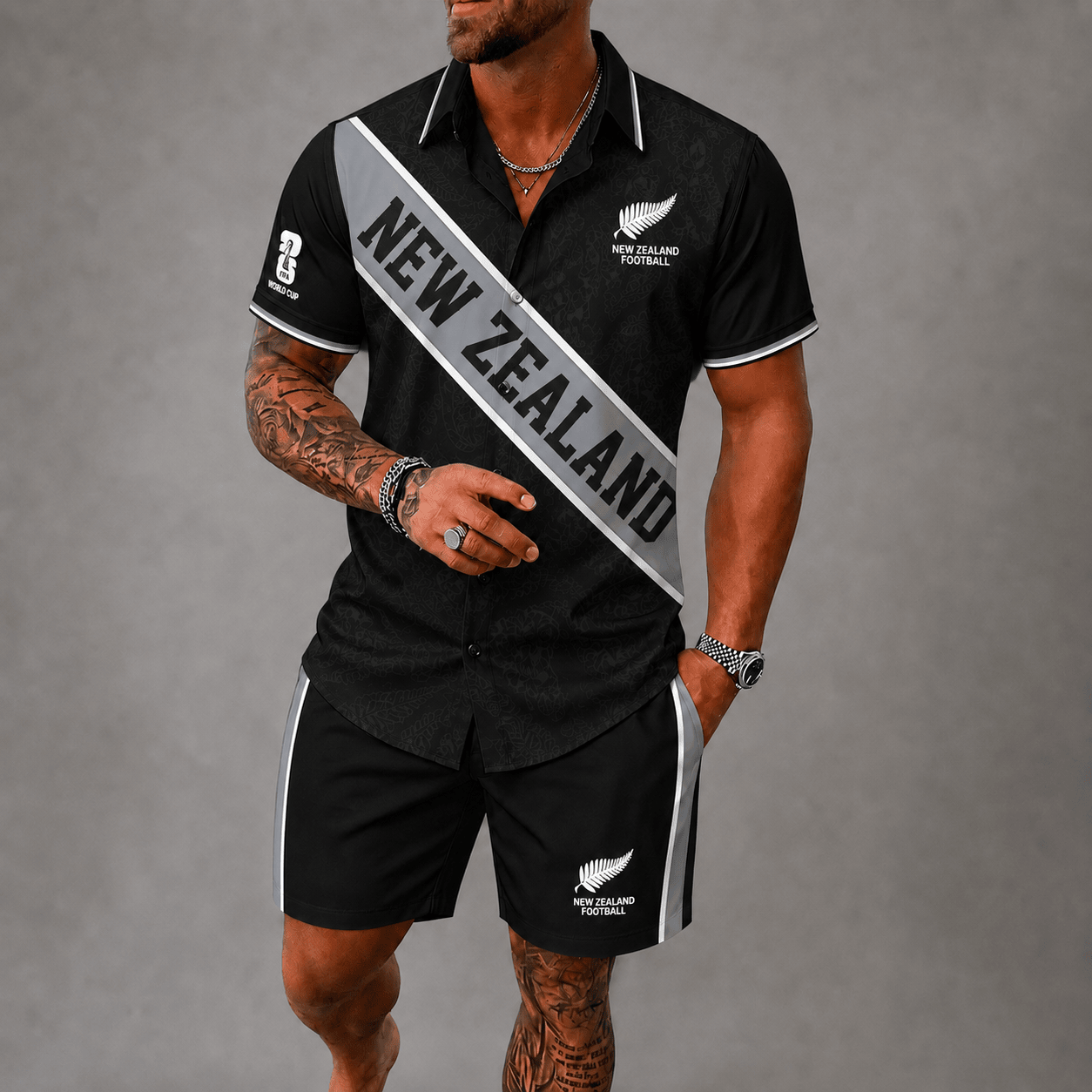 New Zealand WC26 Hawaii Short Set Pvt023