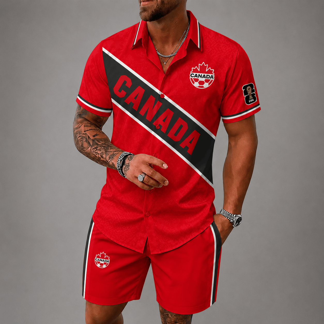 Canada WC26 Hawaii Short Set Pvt023