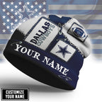 D.cowboys | Premium  Heritage Patch Beanie Hat Nf1