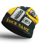 Gb.packers | Premium  Heritage Patch Beanie Hat Nf1