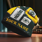 Gb.packers | Premium  Heritage Patch Beanie Hat Nf1