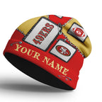 Sf.49ers | Premium  Heritage Patch Beanie Hat Nf1