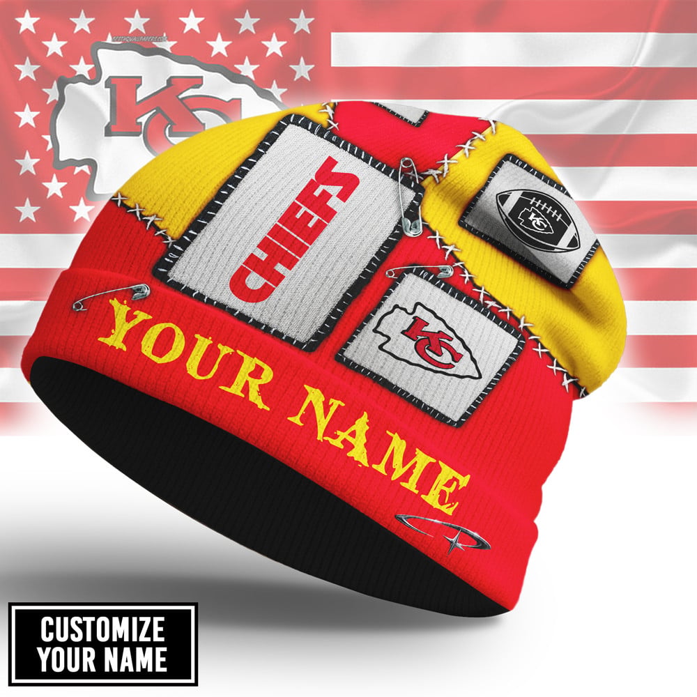 Kc.chiefs | Premium  Heritage Patch Beanie Hat Nf1