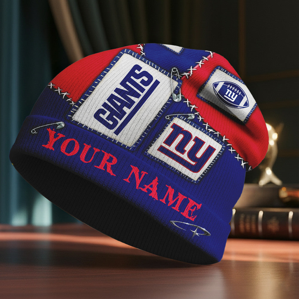 Ny.giants | Premium  Heritage Patch Beanie Hat Nf1