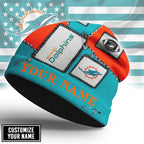 M.dolphins | Premium  Heritage Patch Beanie Hat Nf1