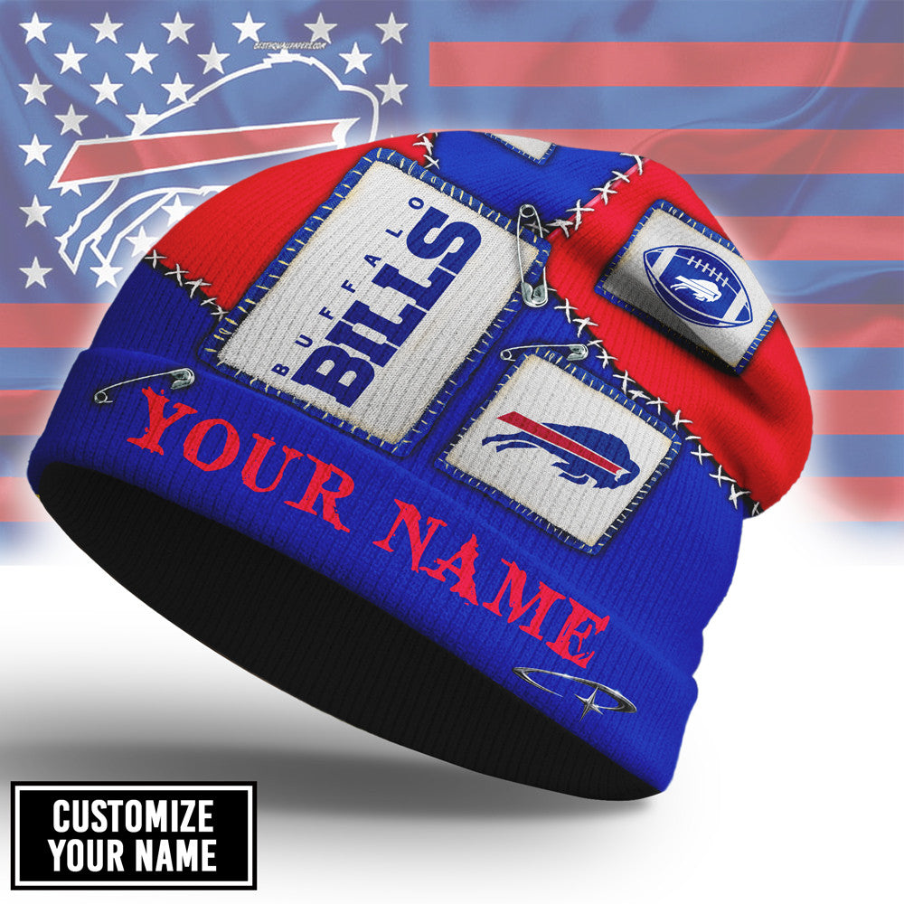 B.bills | Premium  Heritage Patch Beanie Hat Nf1