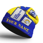 La.rams | Premium  Heritage Patch Beanie Hat Nf1