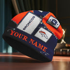 D.broncos | Premium  Heritage Patch Beanie Hat Nf1